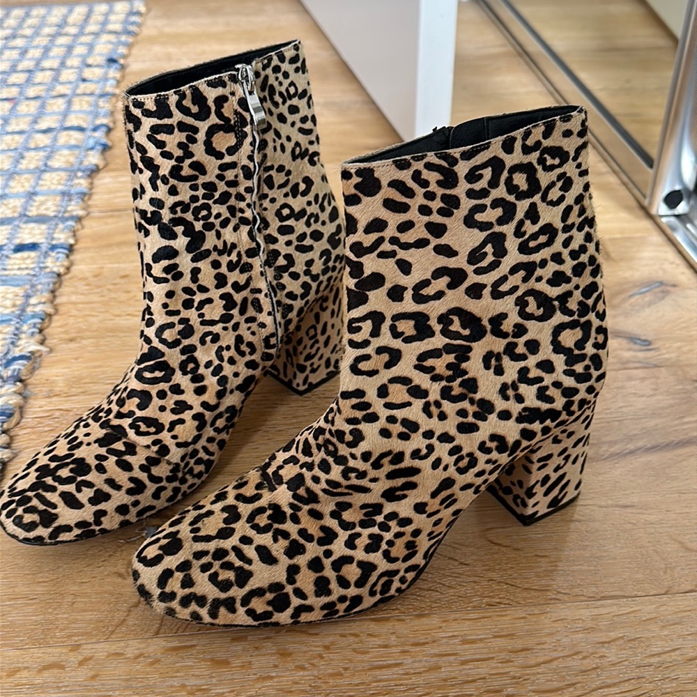 Cheetah boots, never worn